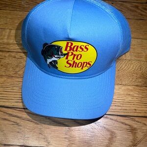 Bass Pro Shops Yellow and Blue Fishing Cap